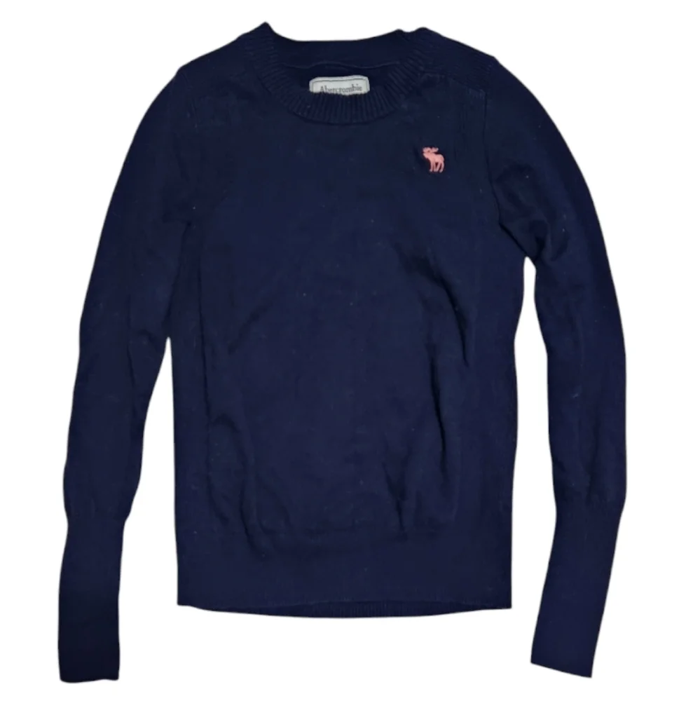 Abercrombie vintage navy pullover sweater crewneck - Picture 4 of 6